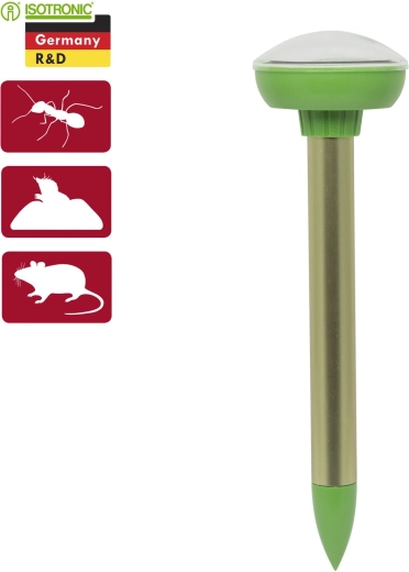 Répulsif solaire pour fourmis, taupes et souris Isotronic, jusqu’à 700 m²