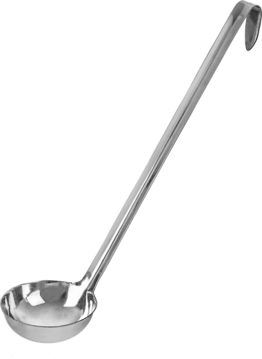 Louche en acier inoxydable 45 ml, 26 cm