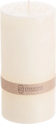 Bougie décorative blanche 320 g (bloc)