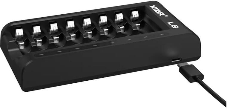 Pour AA/AAA 1,5 V et 1,2 V