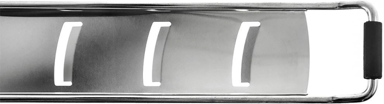 Cinq lames en acier inoxydable tranchantes pour des tranches régulières