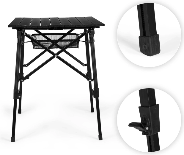 Hauteur réglable pour plus de confort pendant les repas et le travail