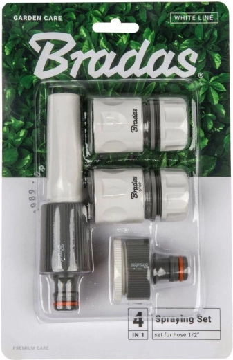 Kit de démarrage pour tuyau 4 en 1 WHITE LINE avec buse et raccords rapides