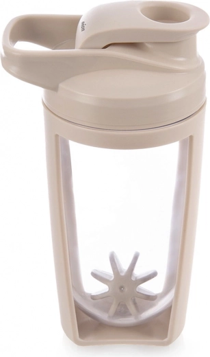 Shaker en tritan avec bille mélangeuse 700 ml, beige, ORION