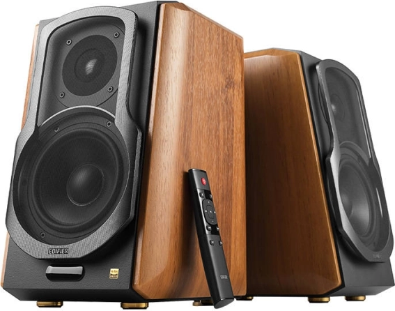 Système d’enceintes 2.0 EDIFIER S1000MKII – enceintes actives de bibliothèque en bois