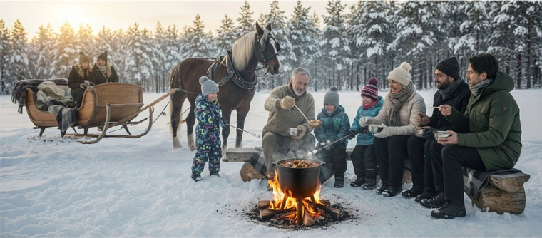 Cuisiner pour la bande même en hiver