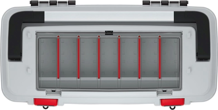 Compartiment supérieur clair avec cloisons réglables