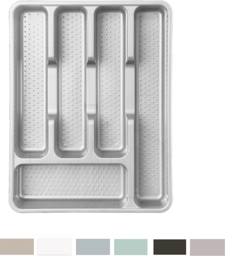 Range-couverts en plastique Color pour tiroir 34 × 27,5 × 4,5 cm