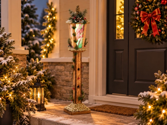 Décoration de Noël rustique