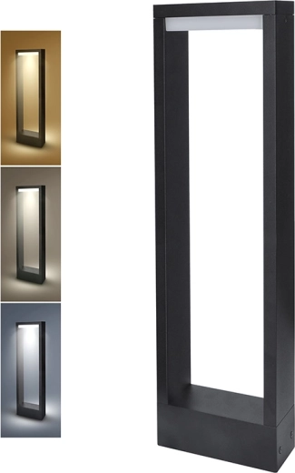 Solight potelet LED d’extérieur pour jardin Ragusa 500 7 W 450 lm 3 CCT - 1 pièce