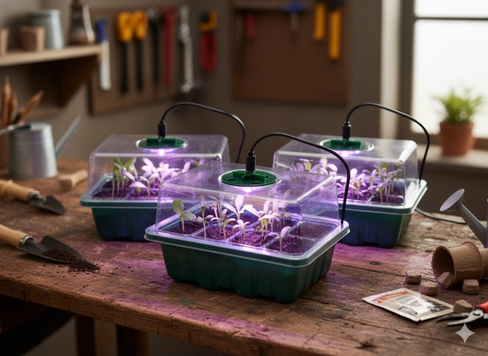 Éclairage LED intégré pour des plants vigoureux