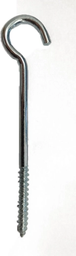 Crochet de lustre galvanisé 20 × 4,8 mm, lot de 100 pièces