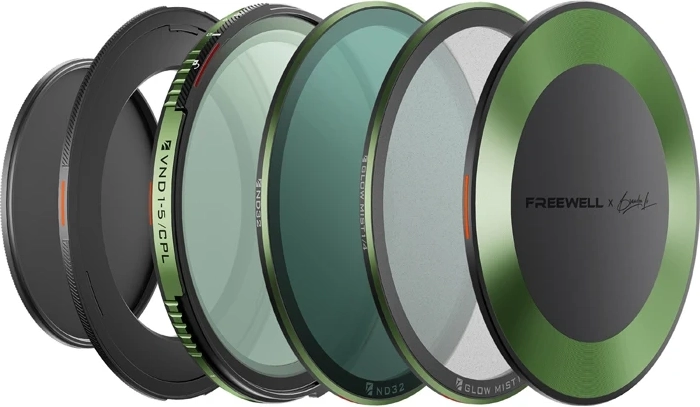 Ensemble de filtres variables ND/CPL Freewell Brandon Li 67 mm