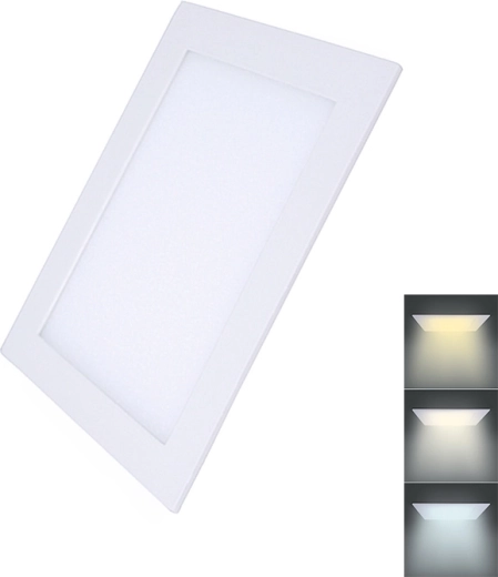 Mini panneau LED carré Solight pour faux plafond CCT 18 W