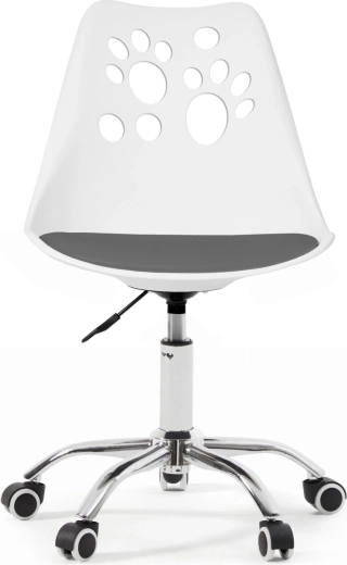Assise ergonomique avec coussin en similicuir