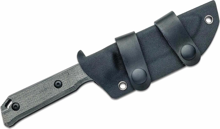 Prise sûre grâce au micarta gris