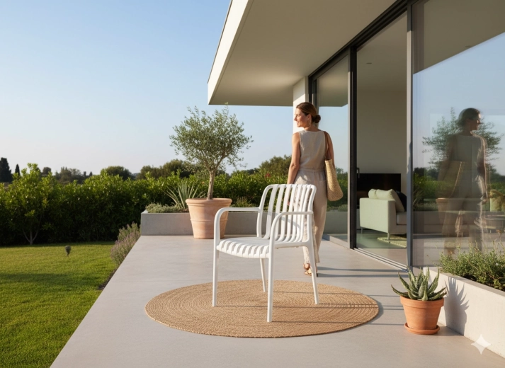 Assise confortable au style moderne