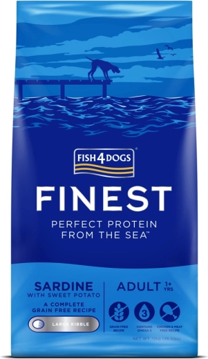 Fish4Dogs Finest sardine avec patates douces pour chiens adultes 12 kg