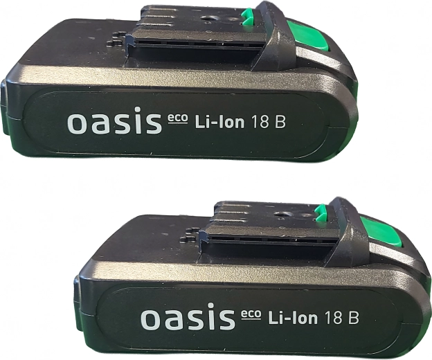 Deux batteries 18 V pour une autonomie prolongée