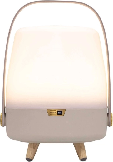 Lampe portable Kooduu Lite-up Play Mini avec enceinte JBL – Beige