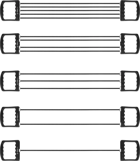 Résistance réglable grâce à cinq cordes