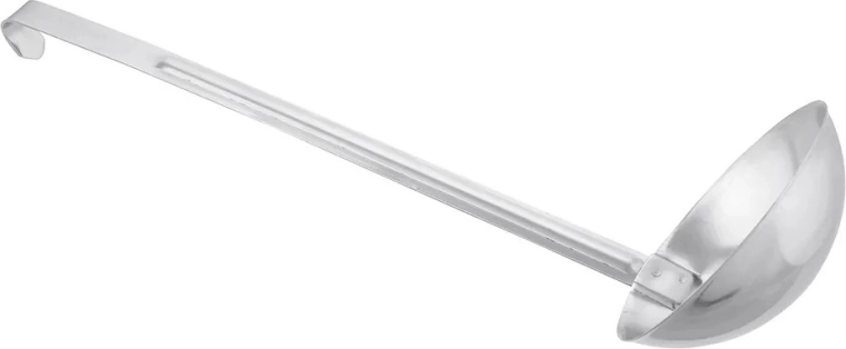 Mesurette / louchette en acier inoxydable 125 ml