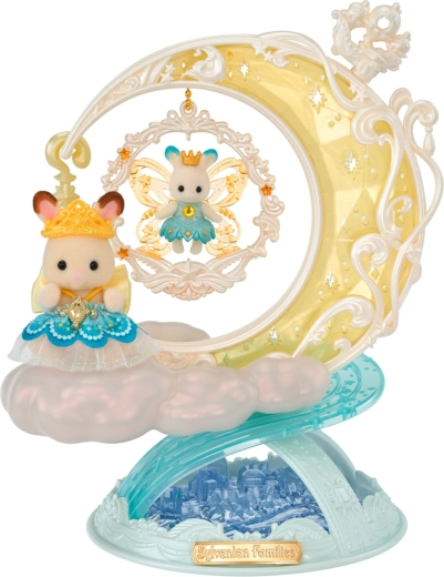 Sylvanian Families pendentif féerique Crépuscule – kit magique avec figurines et présentoir