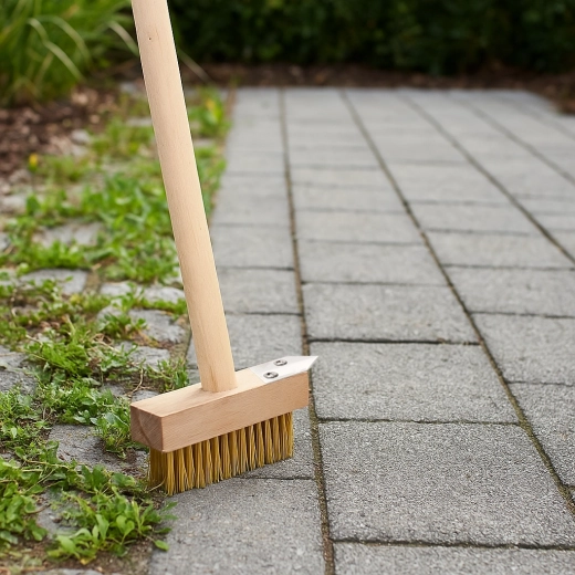 Double efficacité : brosse métallique + racloir en acier