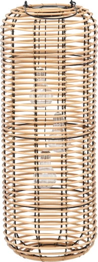 Lanterne solaire marron 62 cm