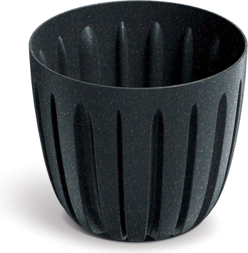 Cache-pot Wario Eco Wood 13,8 cm anthracite