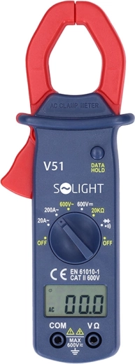 Multimètre à pince Solight 20–200 A