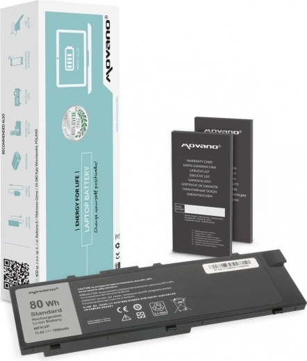 Batterie Movano pour Dell Precision 15 7510 et Precision 17 7710 (MFKVP) 7000 mAh / 80 Wh
