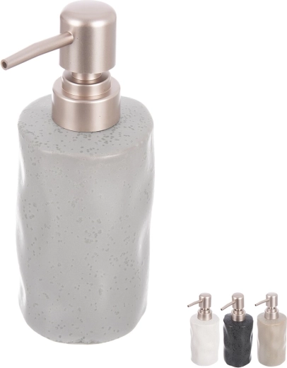 Distributeur de savon liquide en grès 0,3 l mix