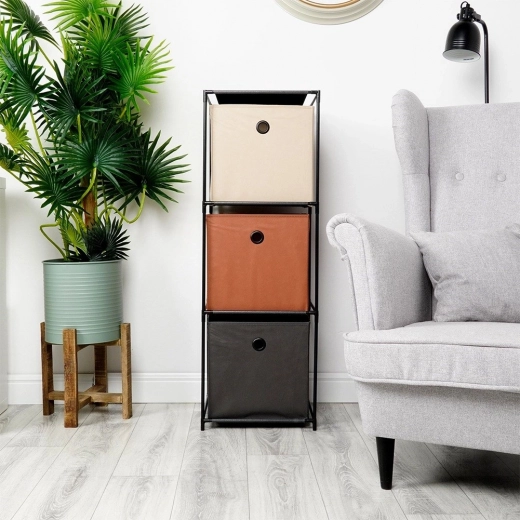 Rangement vertical compact