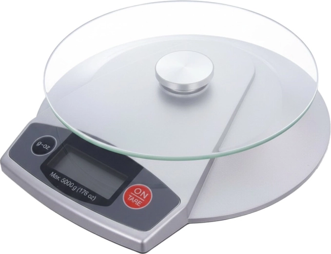 Plateau en verre et fonction TARE