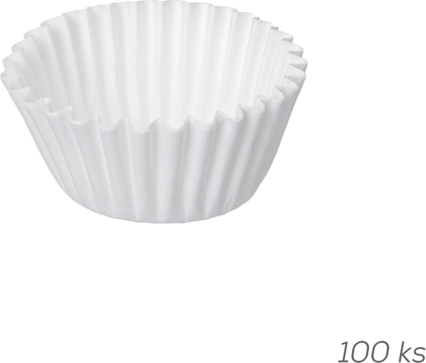 Caissette pâtissière en papier 3,1 cm blanche 100 pcs