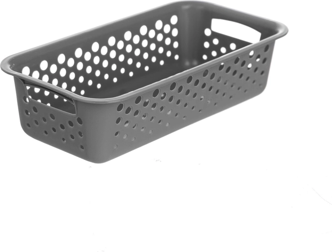 Panier Art en plastique (UH) gris 19,7 × 10 × 5 cm