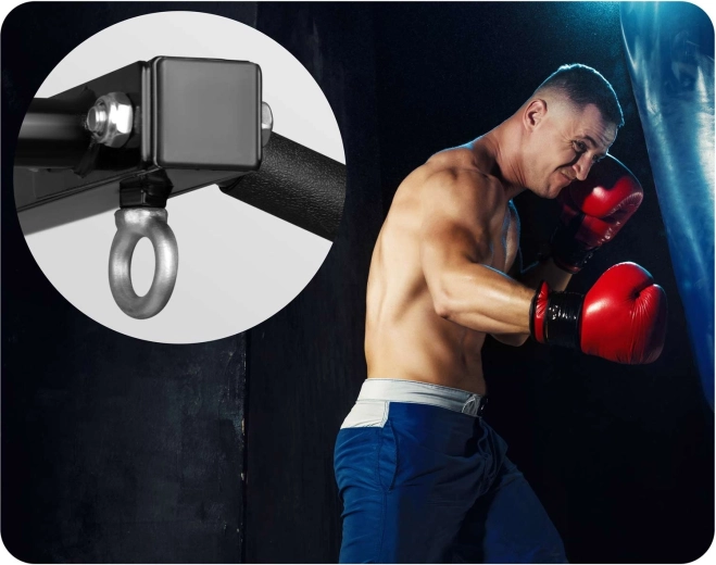 2-en-1 et crochet pour sac de boxe inclus