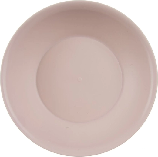 Assiette creuse en plastique Sandy 18,5 cm vieux rose