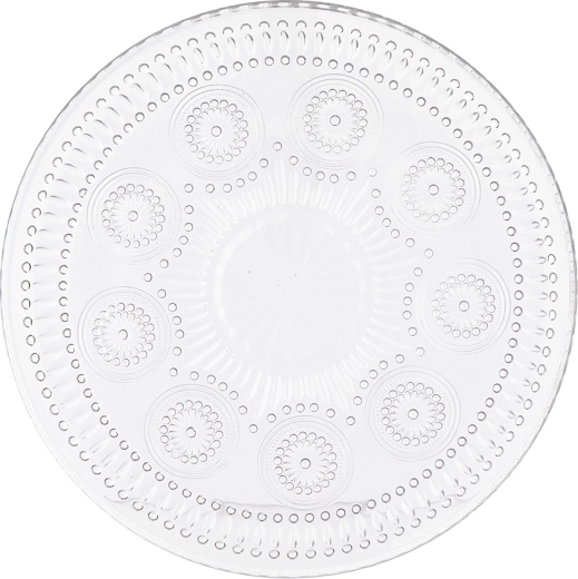 Assiette à dessert en verre Daisy 17 cm