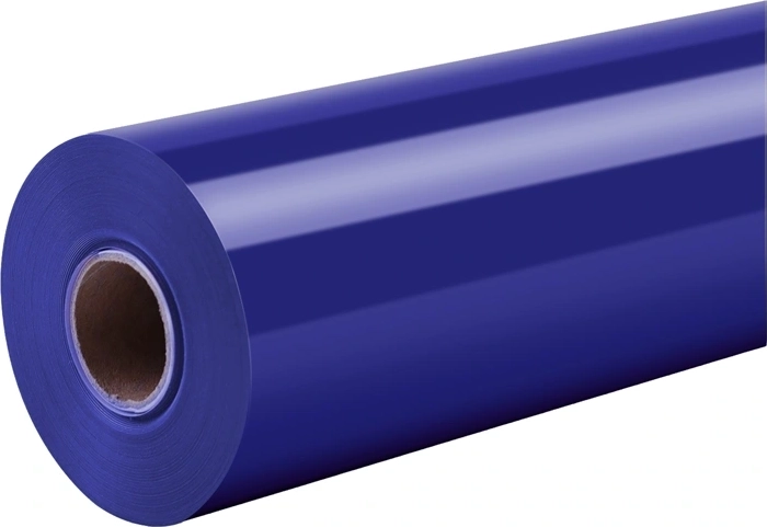 HTVRONT Pure film de thermotransfert 30,5 cm x 1,8 m bleu - 1 pièce