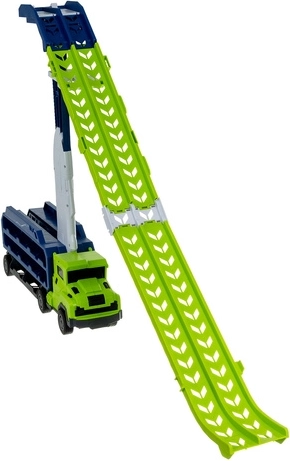 Camion et piste de course en un