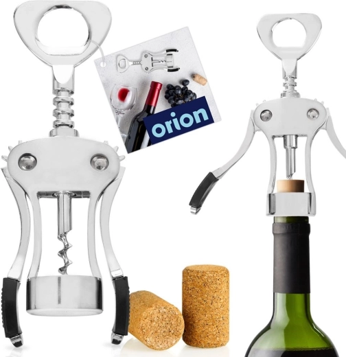 2 en 1 : tire-bouchon et décapsuleur