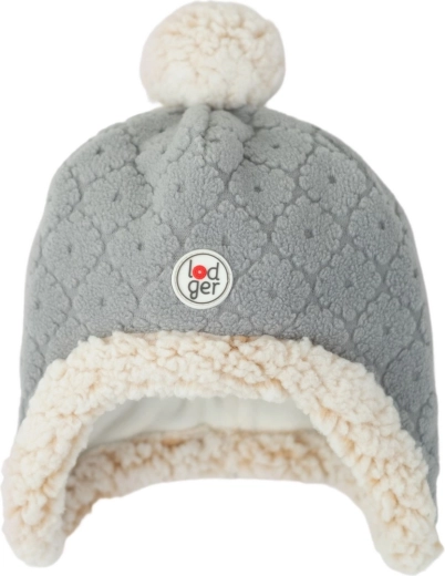 Bonnet en polaire Lodger Hatter folklore fleece drizzle (1–2 ans)