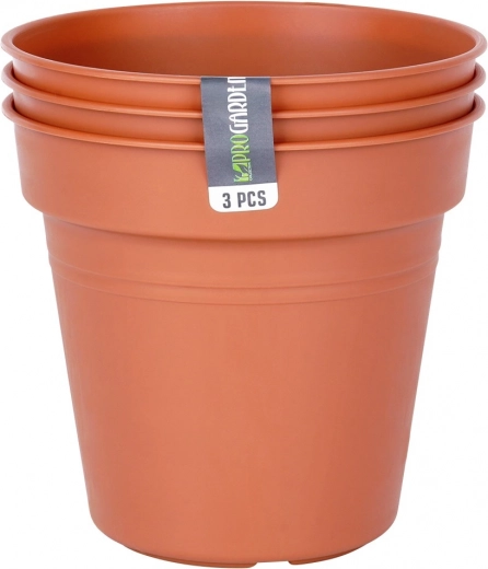 Lot de 3 pots pour harmoniser facilement vos plantations