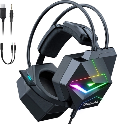 Casque gamer Onikuma X20 noir
