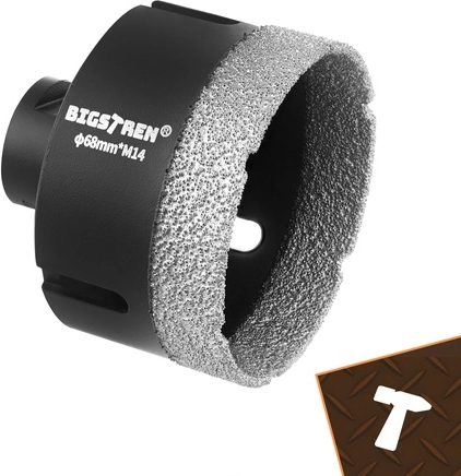 Trous propres et précis dans des matériaux durs