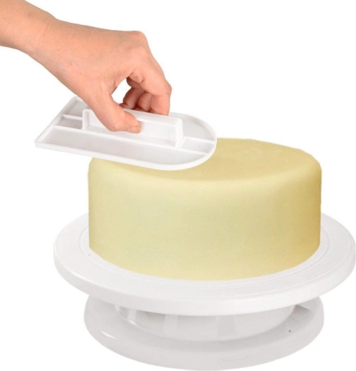 Lissage fluide sur plateau tournant