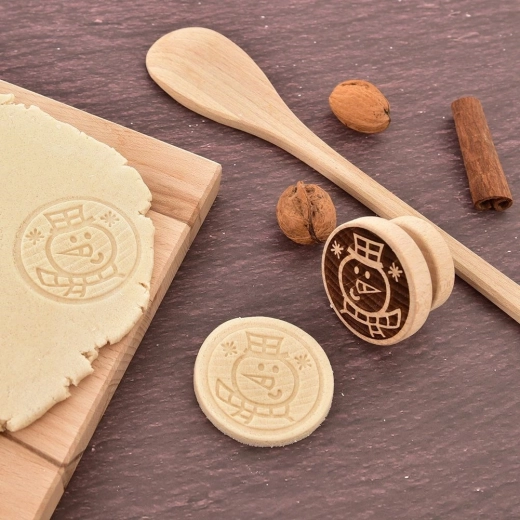 Motif féerique de bonhomme de neige