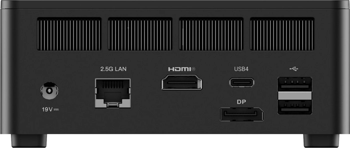 Connectivité riche incluant USB4 et LAN 2,5G
